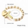 Womens Stainless Steel Bracelet Plated