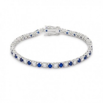 Exclusive Cubic Zirconia Tennis Bracelet Collection By Kate Bisset - Blue - C212JEU9J7N