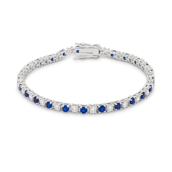 Exclusive Cubic Zirconia Tennis Bracelet Collection By Kate Bisset - Blue - C212JEU9J7N