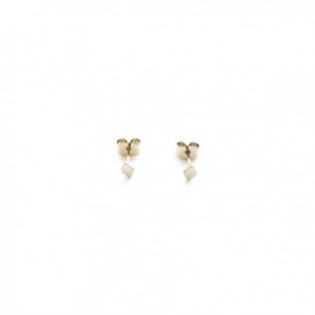 HONEYCAT Mini Diamond Shape Geo Stud Earrings in Gold- Rose Gold- Silver | Minimalist- Delicate Jewelry - Gold - CU17YGHZ0QA