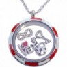 Valentines Set with Stainless Steel Locket and 5 Charms Plus Necklace - CM11T12E6DR