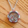 Valentines Stainless Locket Charms Necklace