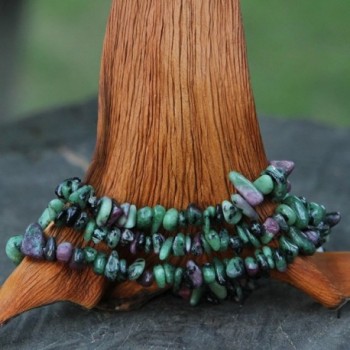 NOVICA Zoisite Beaded Bracelet Forests