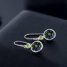 Mystic Peridot Sterling Silver Earrings