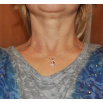 Sterling Swarovski Crystals Moonlight Necklace in Women's Pendants