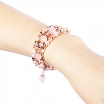 Tomazon Fashion Handmade Crystals Bracelet in Women's Stretch Bracelets