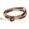 ZLYC Women Beaded Leather Bracelet in Women's Stretch Bracelets