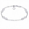 Sterling Silver Infinity Love Bracelet - CZ1880QA54H