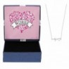 Gift for Nurse Silver-Tone Heart & EKG ECG Test Pendant Necklace Jewelry Box Nurse Graduation Gift - CY12NTHFBM7