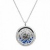 Friendship Forever Stainless Steel Locket Pendant Floating Charms Necklace - C217XWS774H