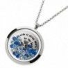 Friendship Forever Stainless Floating Necklace in Women's Pendants