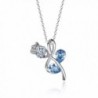 FAPPAC Teardrop Necklace Enriched Swarovski