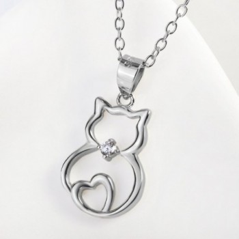 Sterling Silver Pendant Necklace Single