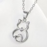 Sterling Silver Pendant Necklace Single