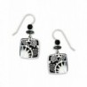 Adajio Silver tone Filigree Earrings 7303