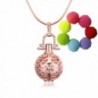 Sharefashion Necklace Fragrance Aromatherapy Essential - Pink - CW124TR1C1R