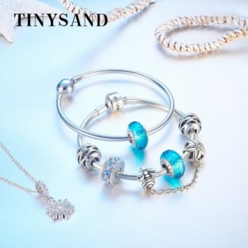TINYSAND Sterling Silver European Bracelet