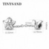 TINYSAND Sterling Silver European Bracelet in Women's Charms & Charm Bracelets