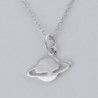 Sterling Silver Planet Pendant Necklace in Women's Pendants