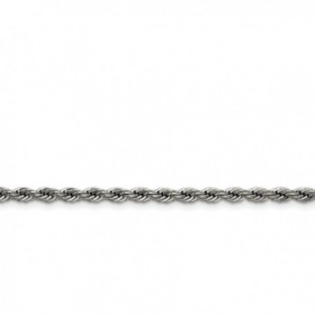 Chisel Stainless Steel 4.0mm Rope Chain Necklace - Length Options: 18 20 22 24 30 - CP115WUTBTB