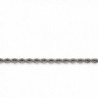 Chisel Stainless Steel 4.0mm Rope Chain Necklace - Length Options: 18 20 22 24 30 - CP115WUTBTB