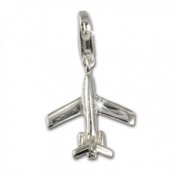 SilberDream airplane Sterling Charms FC3043 - CG116E7U2WB