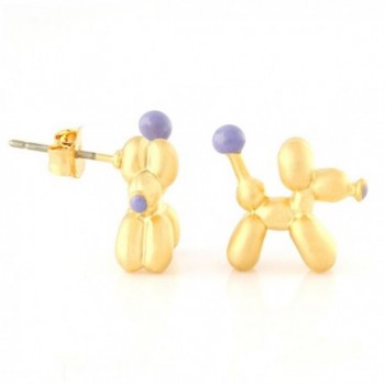 LAONATO Balloon Stud Earrings Gold