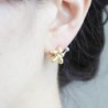 LAONATO Balloon Stud Earrings Gold in Women's Stud Earrings