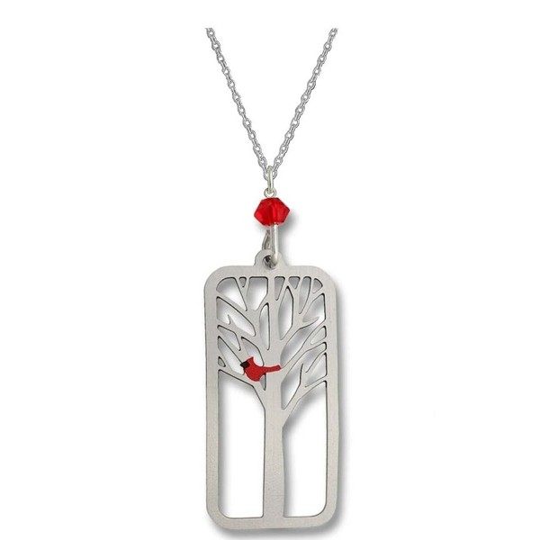 Sienna Sky Cardinal in Tree Necklace N1614 - C412HMVRVDZ