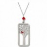 Sienna Sky Cardinal in Tree Necklace N1614 - C412HMVRVDZ