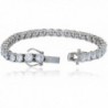 Womens Silver Plated Zirconia Bracelet in Women's Tennis Bracelets