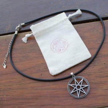 Septagram Pointed Heptagram Pendant Necklace