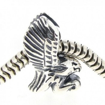 Sterling Silver Eagle European Charm