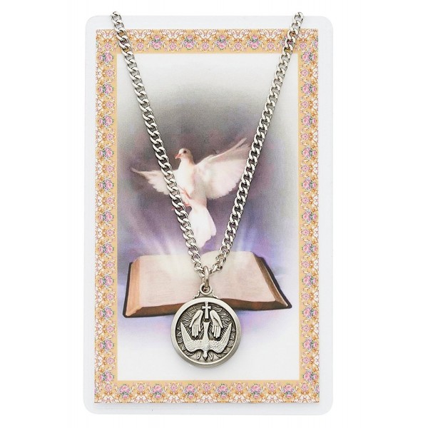 Holy Spirit Necklace and Prayer Card Set (McVan PSD600HS) - CE114BLI02V