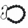 Natural Black Gemstone Adjustable Bracelet