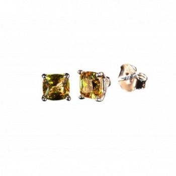 stud earrings 925 sterling silver stud earrings changing color gem fine jewelry earrings - CM18026AHNL