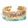 Fettero Bracelet Natural Handmade Gemstone in Women's Cuff Bracelets