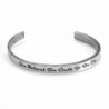 Women's Note To Self Inspirational Lead-Free Pewter Cuff Bracelet - She Believed - CE1297H1UVB