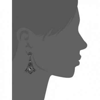 Downton Abbey Edwardian Hematite Earrings