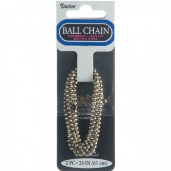 Ball Chain Metal Plated Chain 1.8mm 24" 2/Pkg-Bronze - CU118X7M5NT