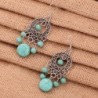 YAZILIND Green Dangle Earrings vintage in Women's Drop & Dangle Earrings