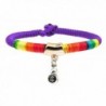 Braided Rainbow Kabbalah Red String Bracelet of Protection for Good Luck Fortune Health Love - Purple - CS1869K0W6K