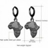 U7 Fashion Plated Africa Earrings