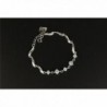 Womens Sterling Silver Zirconia Bracelet