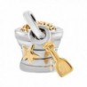 CharmsStory Golden Bucket Shovel Bracelets in Women's Charms & Charm Bracelets