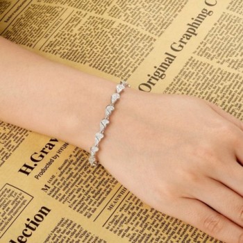 EVER FAITH Sterling Gorgeous Bracelet in Women's Tennis Bracelets