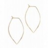 April Soderstrom Featherweight Small Leaf Hoop Earrings - CR182WA3K5G