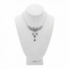 Controse Antiique Silver Toned Stainless Necklace in Women's Pendants