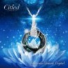 Citled Crystal Necklace Swarovski Platinum