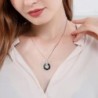Citled Crystal Necklace Swarovski Platinum in Women's Pendants